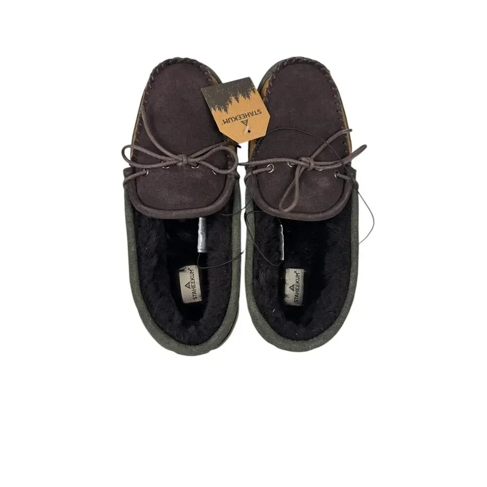 Staheekum Men's Recline Slipper, Brown, 10 - Picture 5 of 6